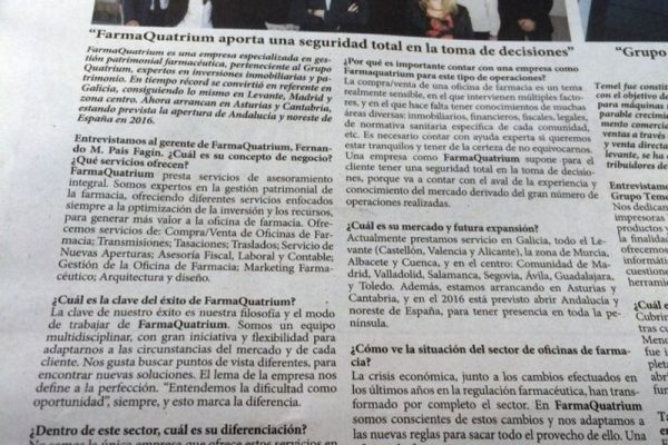 FarmaQuatrium en ABC