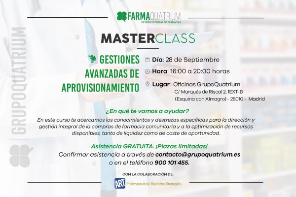 Segunda sesión del ciclo formativo de FarmaQuatrium en Madrid