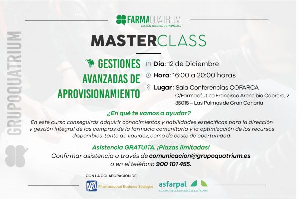 Nueva MasterClass en Las Palmas sobre Gestiones avanzadas de aprovisionamiento