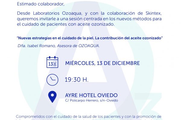 Conferencia de Ozoaqua en Asturias el 13 de diciembre