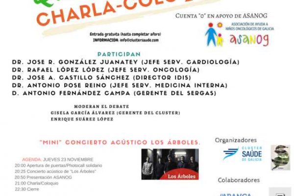 Clúster Saúde de Galicia presenta un coloquio sobre «Qué es salud»