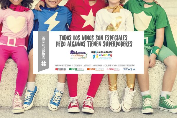 Grupo Quatrium colabora con las entidades sociales Obra Social Pediatría y ASANOG