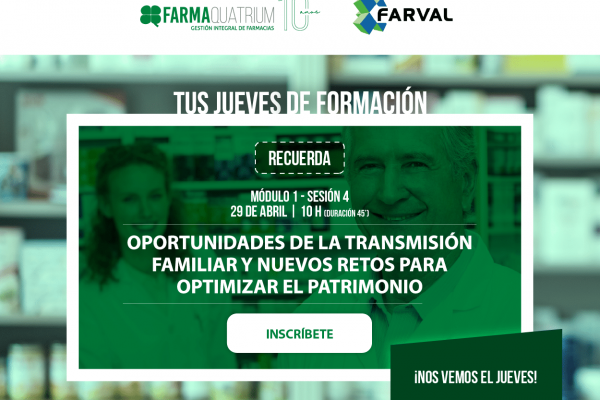 Sesión formativa «Oportunidades de la transmisión familiar»