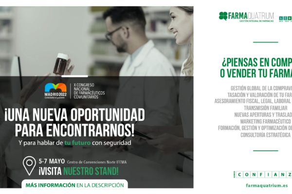 Te esperamos en el X Congreso Nacional de Farmacéuticos Comunitarios