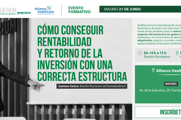 Formación Alliance Healthcare Madrid con Gustavo Castro