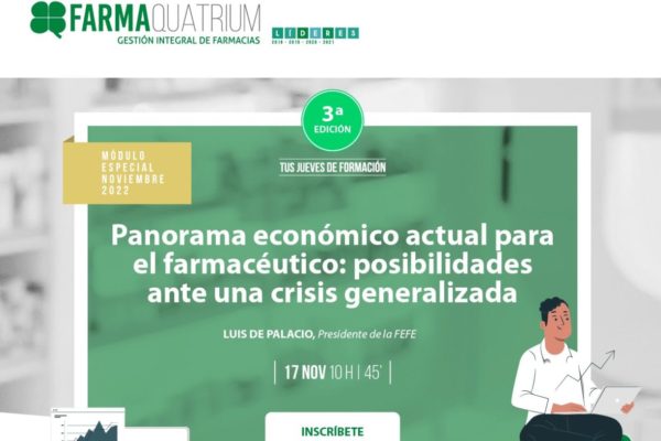 Tus Jueves de Formación: Panorama económico para el farmacéutico.