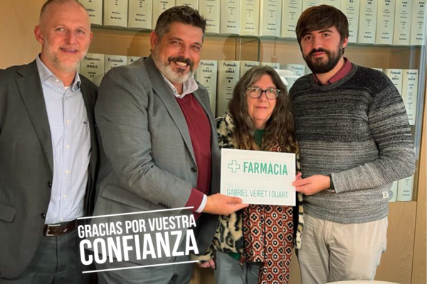 Novedades Farmacia: Gabriel Veiret I Duart, nuevo titular de farmacia en Castellar del Vallès