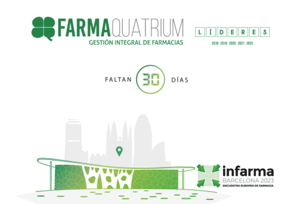 ¡Queremos verte! FarmaQuatrium vuelve a Infarma Barcelona 2023.