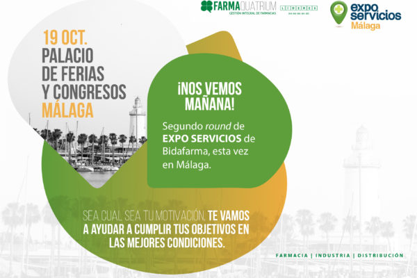 FarmaQuatrium asiste a la nueva cita de los farmacéuticos andaluces, Exposervicios Bidafarma Málaga