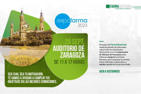 FarmaQuatrium presente en Expofarma Novaltia Zaragoza el próximo 28 de septiembre