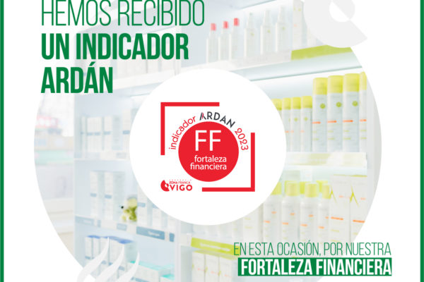 FARMAQUATRIUM, RECONOCIDA CON EL INDICADOR ARDÁN POR QUINTO AÑO CONSECUTIVO