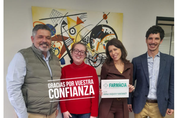 Anna Vaquer, nueva Farmacia en Sant Boi de Llobregat