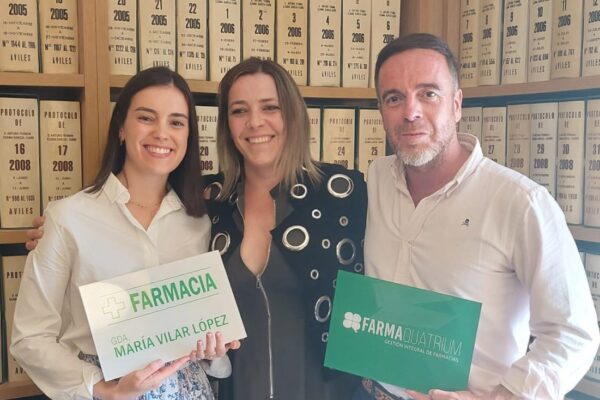 María Vilar alcanza su primera titularidad de Farmacia en Valliniello, Avilés